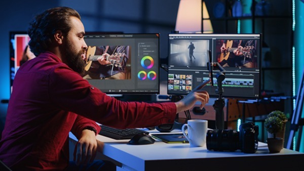 video editing and motion graphics